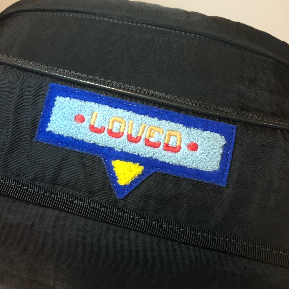 Authentic Gucci Black Terry Patch Rucksack - Picture 5 of 16